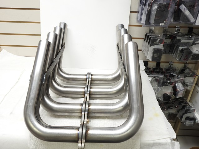 1236-LS Headers - Zoomies LS   Chevy Dragster  2 " Mild Steel Unplated  Beautiful Tig Welded